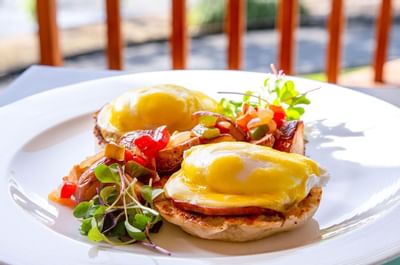 Eggs Benedict at Panela Cocina Social for Breakfast