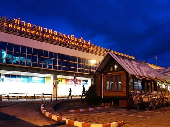 Exterior of Chiang Mai International Airport near Hop Inn Hotel