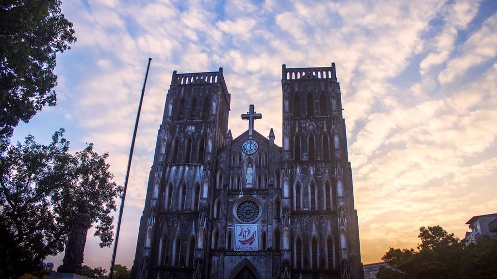 Exterior view of St. Joseph's Cathedral near Sunway Hotel Hanoi