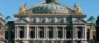 Palais Garnier Opera House Front view near Hilton Paris Opera