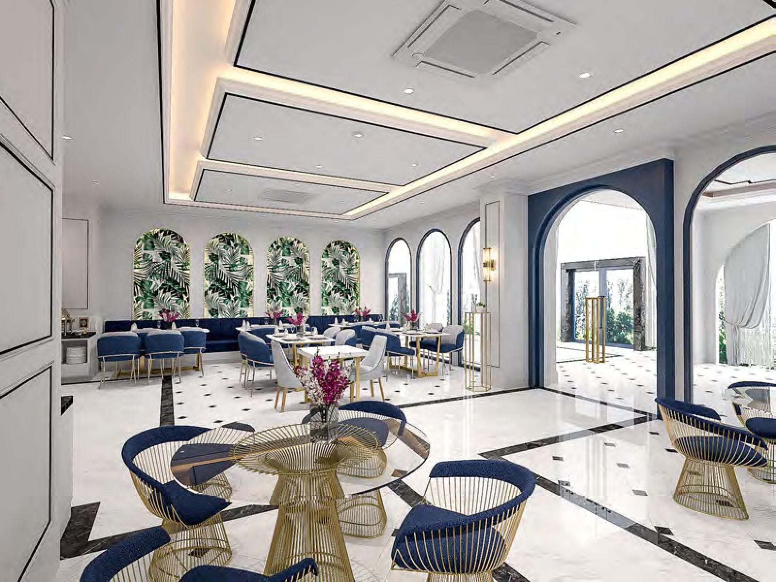 Dining area of Silk Road at Eastin Hotel Vientiane Laos