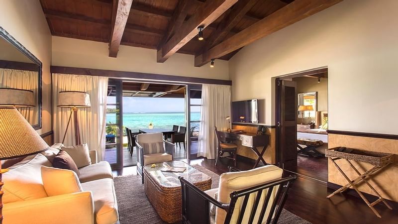 Lounge area in Erakor Residence at Warwick Le Lagon 