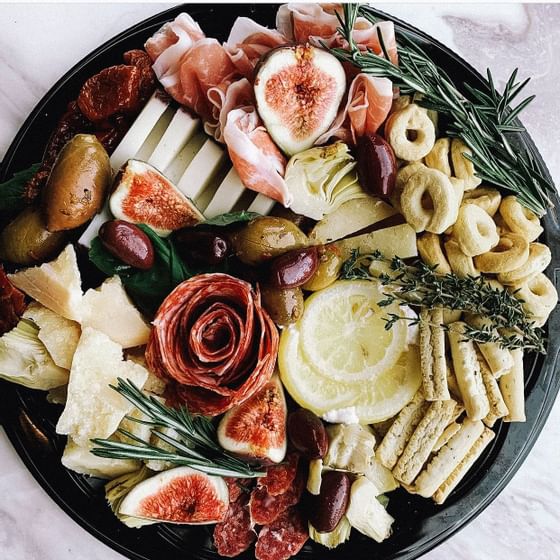 A charcuterie board served at ReStays Ottawa