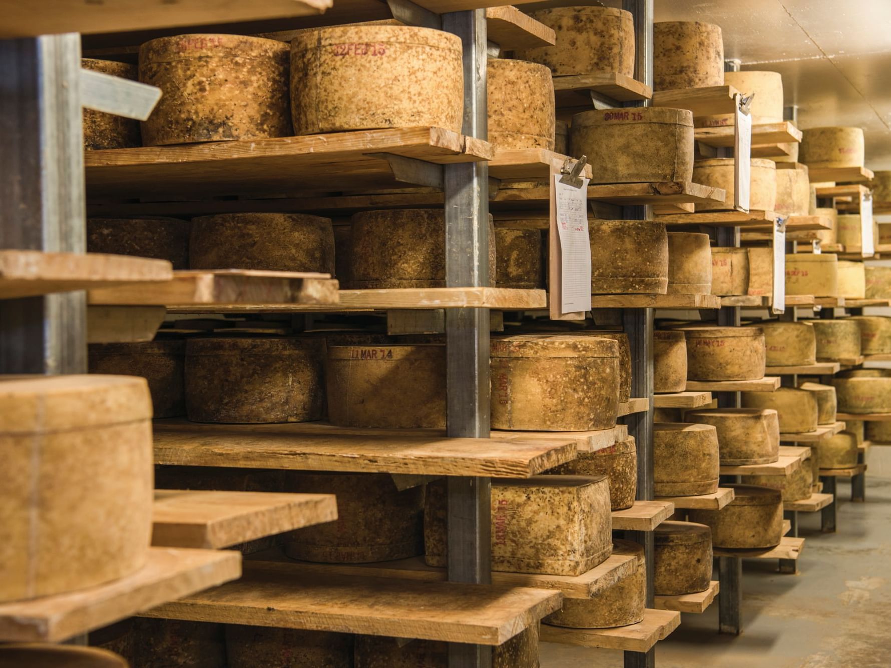 Close up on flavors of Tasmania in shelves at Freycinet Lodge