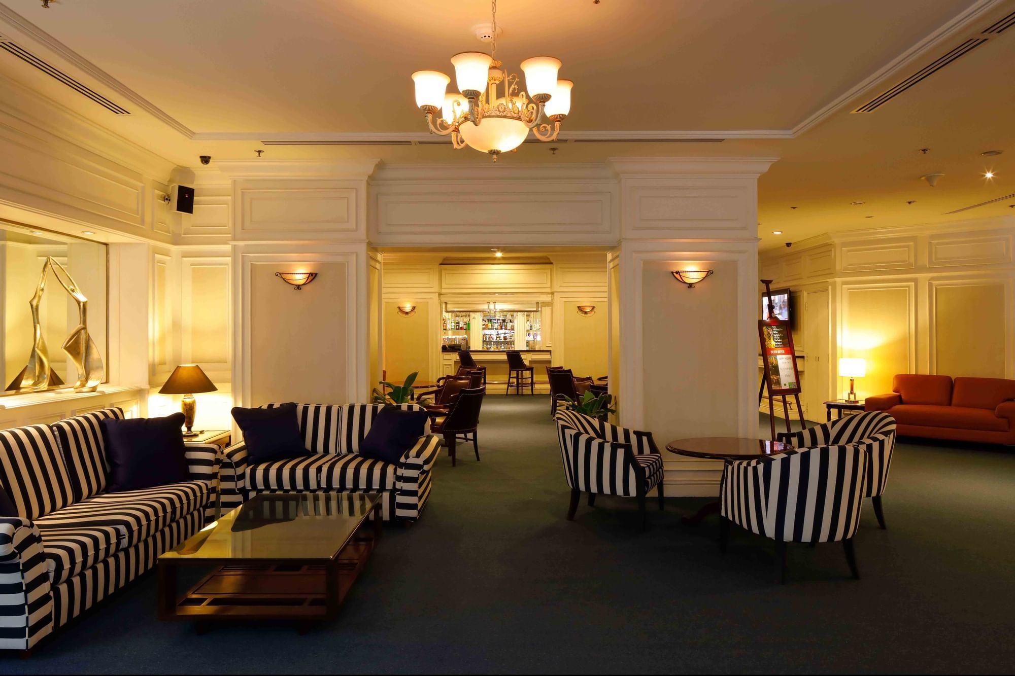 Lounge & dining area arranged by The Bar at Sunway Hotel Hanoi