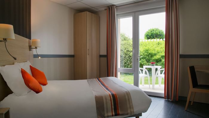 Interior of the Suite bedroom at Le Clos de l'Orgerie