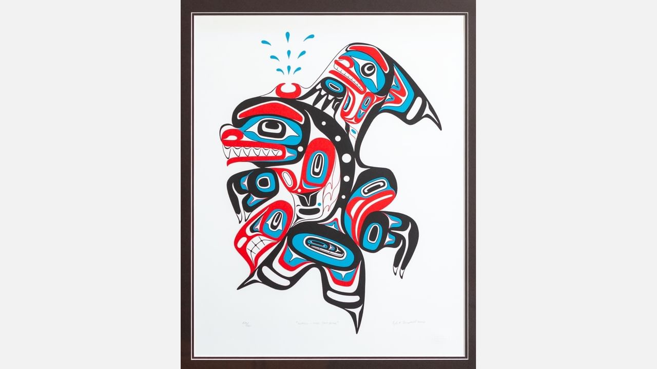 Art work located on the Cedar Gallery Floor