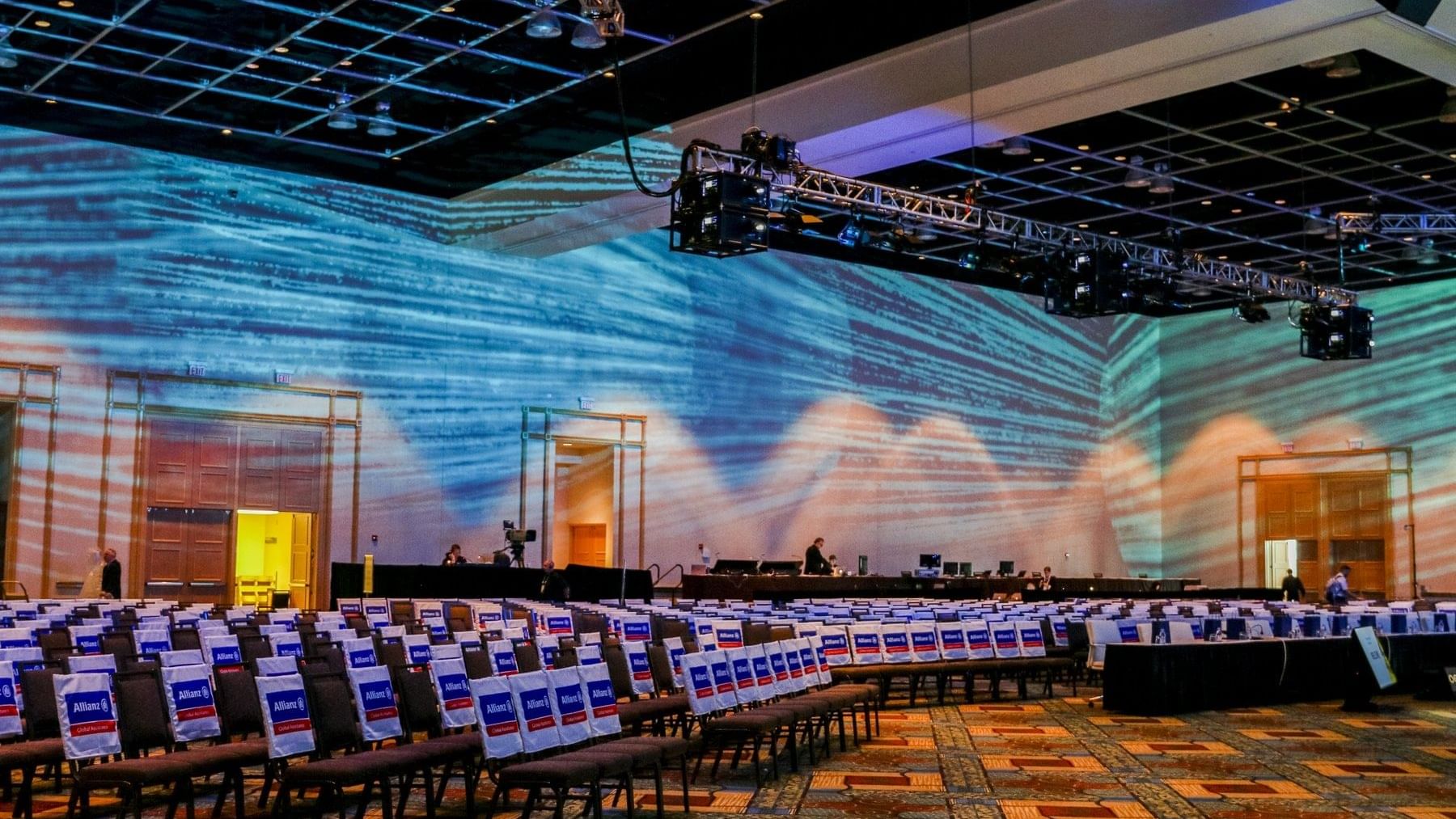 Theatre set-up arrangement in a meeting venue at The Diplomat Resort