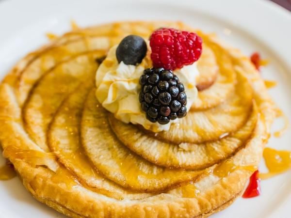 pastry with berries