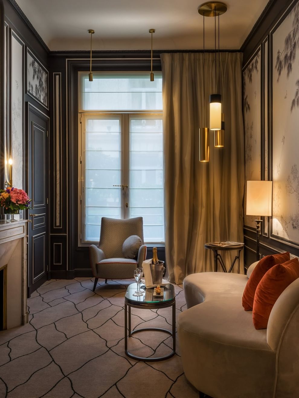 Élégante suite Deluxe Parisienne à l'Hôtel Westminster à Paris