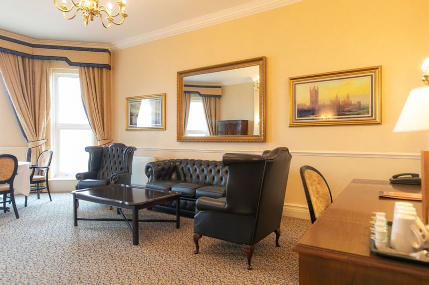 Living area in Two Bedroom Suites, The Imperial Hotel Blackpool