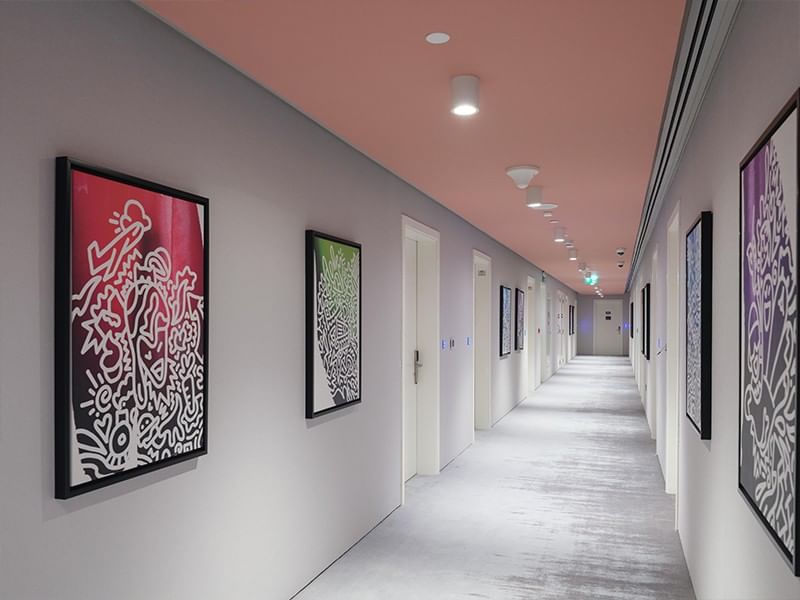 Corridor at Nest Hotel in Sharjah, UAE