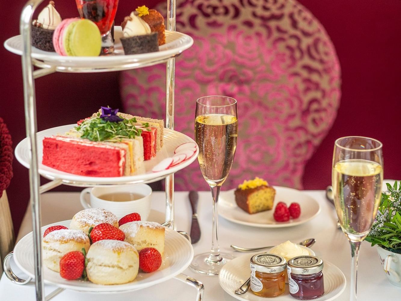Afternoon Tea close-up The Capital