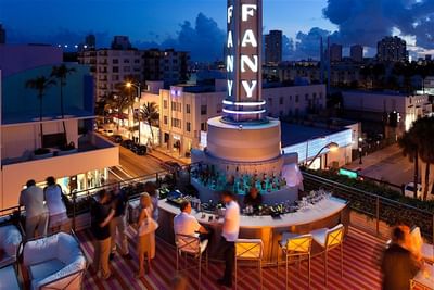 Spire Bar Nightime