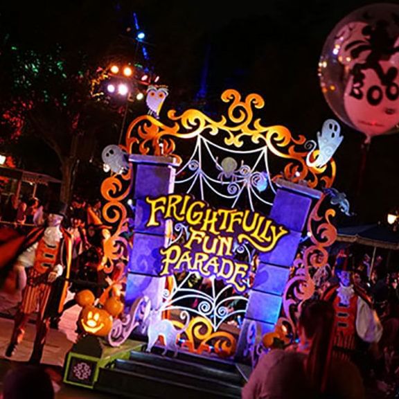 A Halloween party at Disneyland