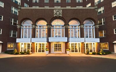 Berkeley Oceanfront Hotel Entrance in New Jersey Asbury Park