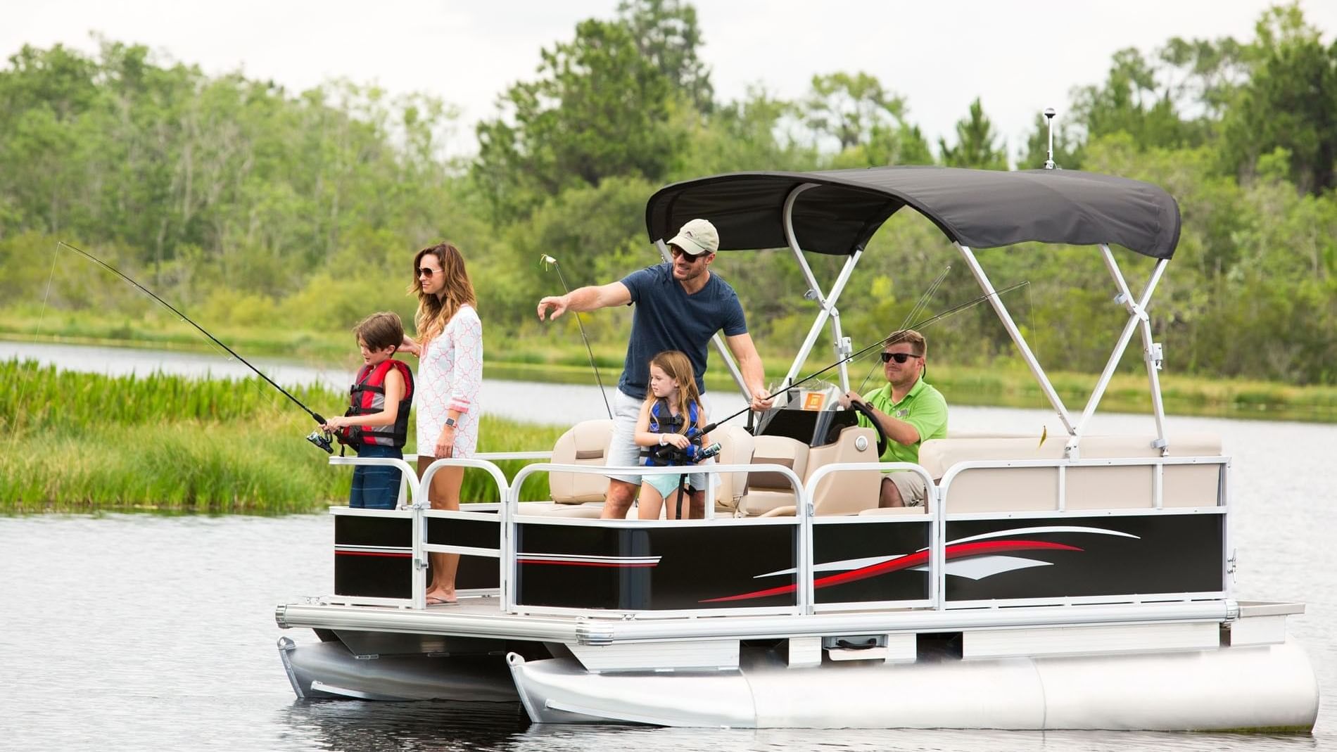 family fishing