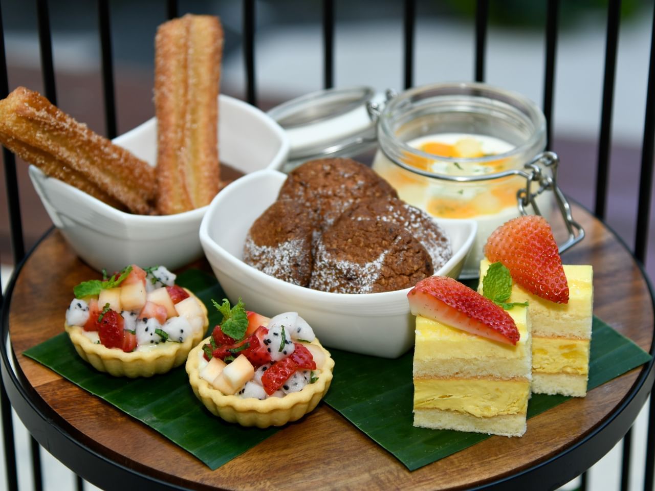 Fruit pies, churros & snacks at Chatrium Hotels & Residences
