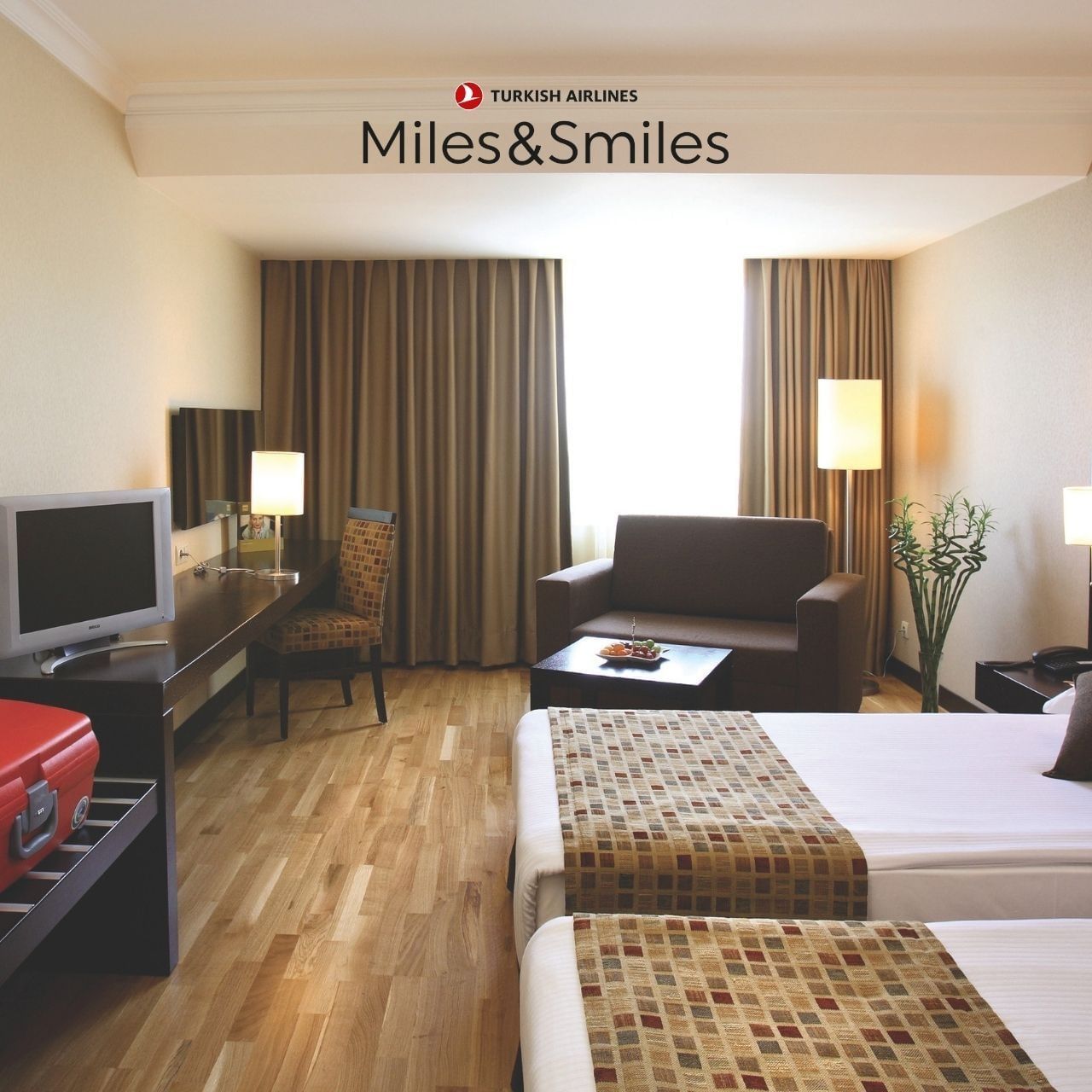 Comfortable room at Eresin Hotels Topkapi, plus Miles&Smiles points for your stay.