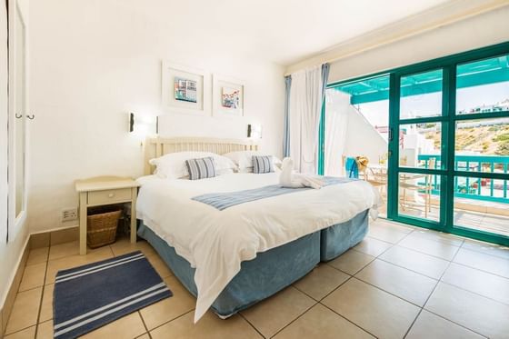 Bedroom With Double Bed Club Mykonos Agora Square 1 Bedroom