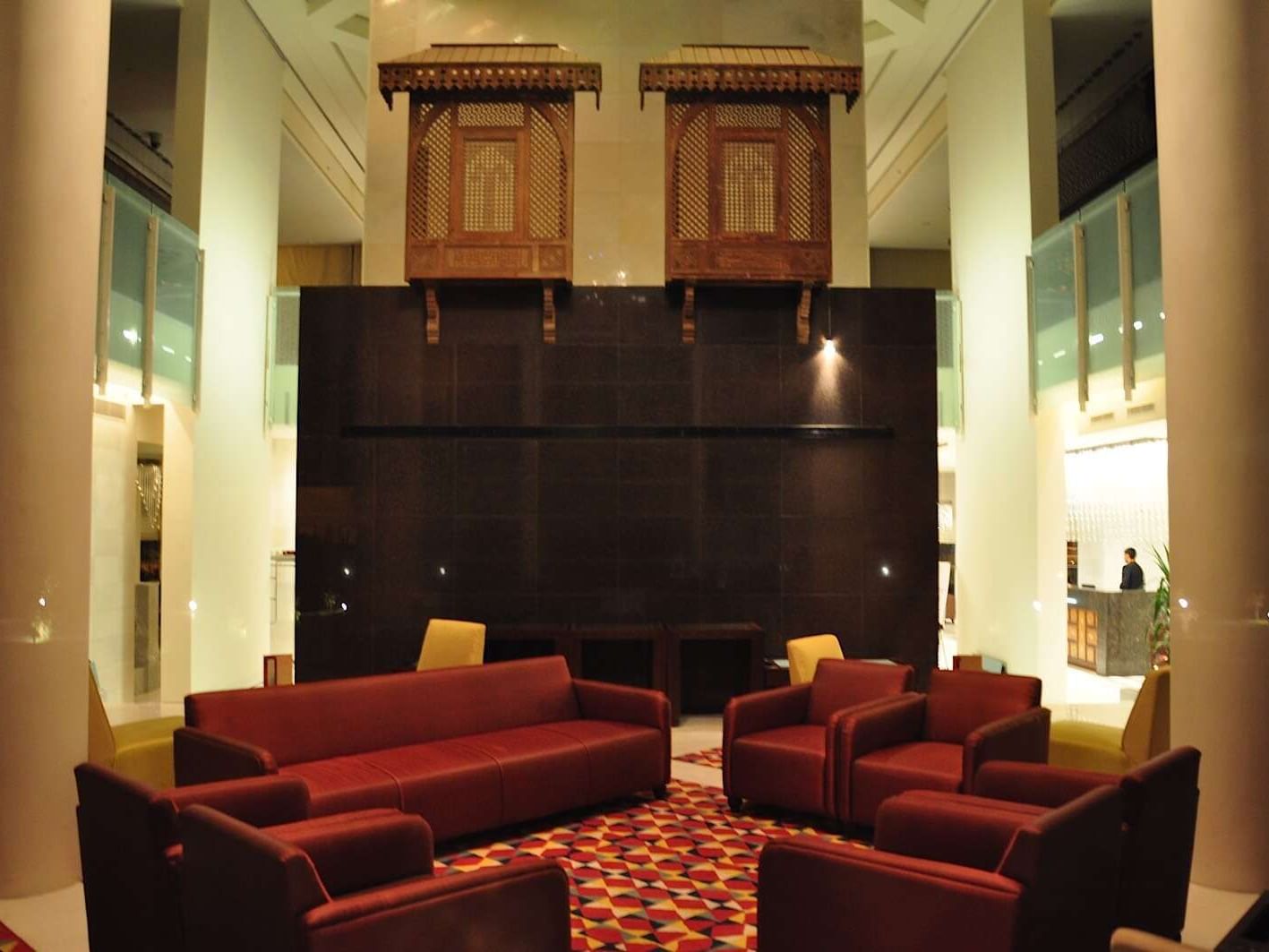 Nastaran Meeting Room with sofas at Dushanbe Serena Hotel