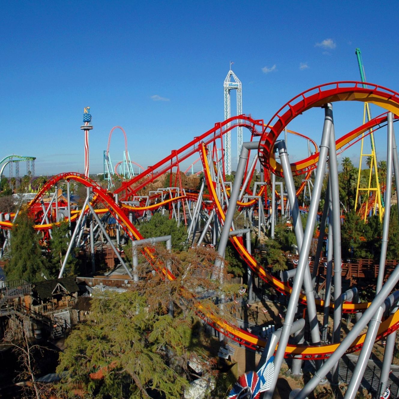Exterior view of the Rollercoaster at Orange County