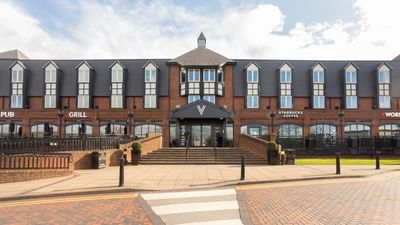 Exterior view of the Village Hotel Nottingham entrance