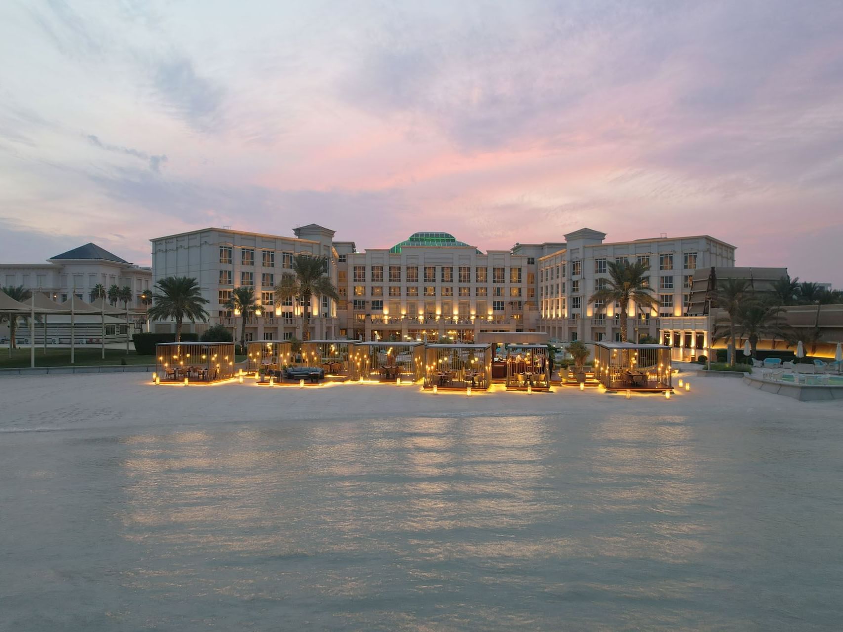 Elegant view of Oliv Restaurant with the sea, The Regency Hotel