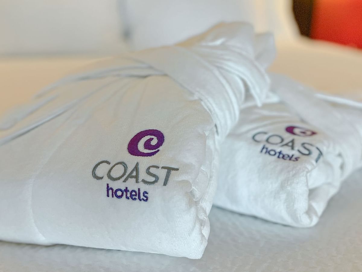 Coast hotel bath robes