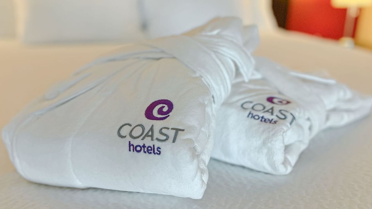 Coast hotel bath robes