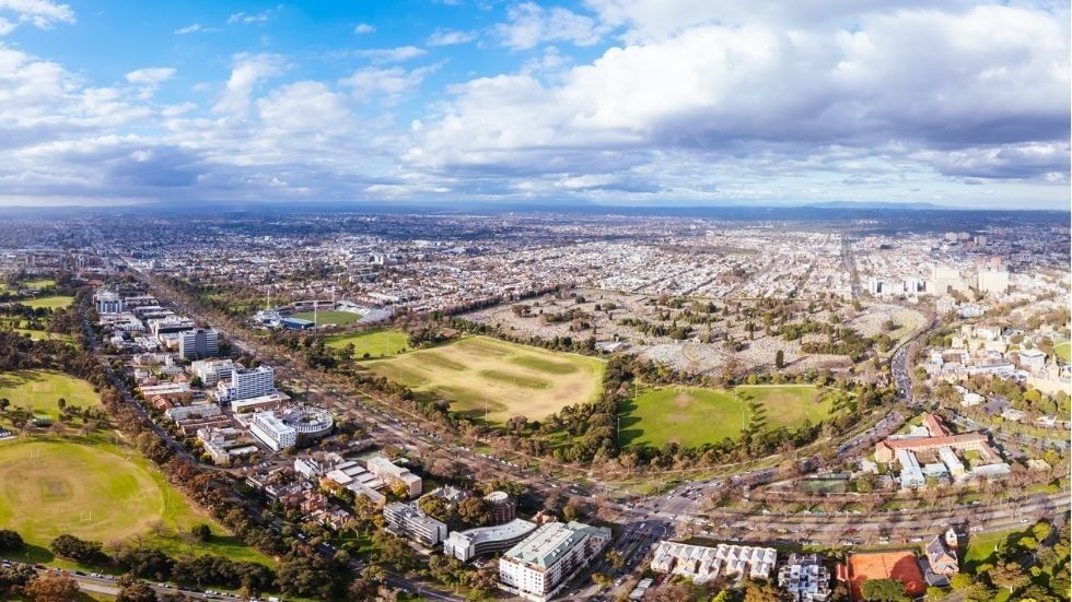 Princes Park near UniLodge Royal Melbourne accommodation