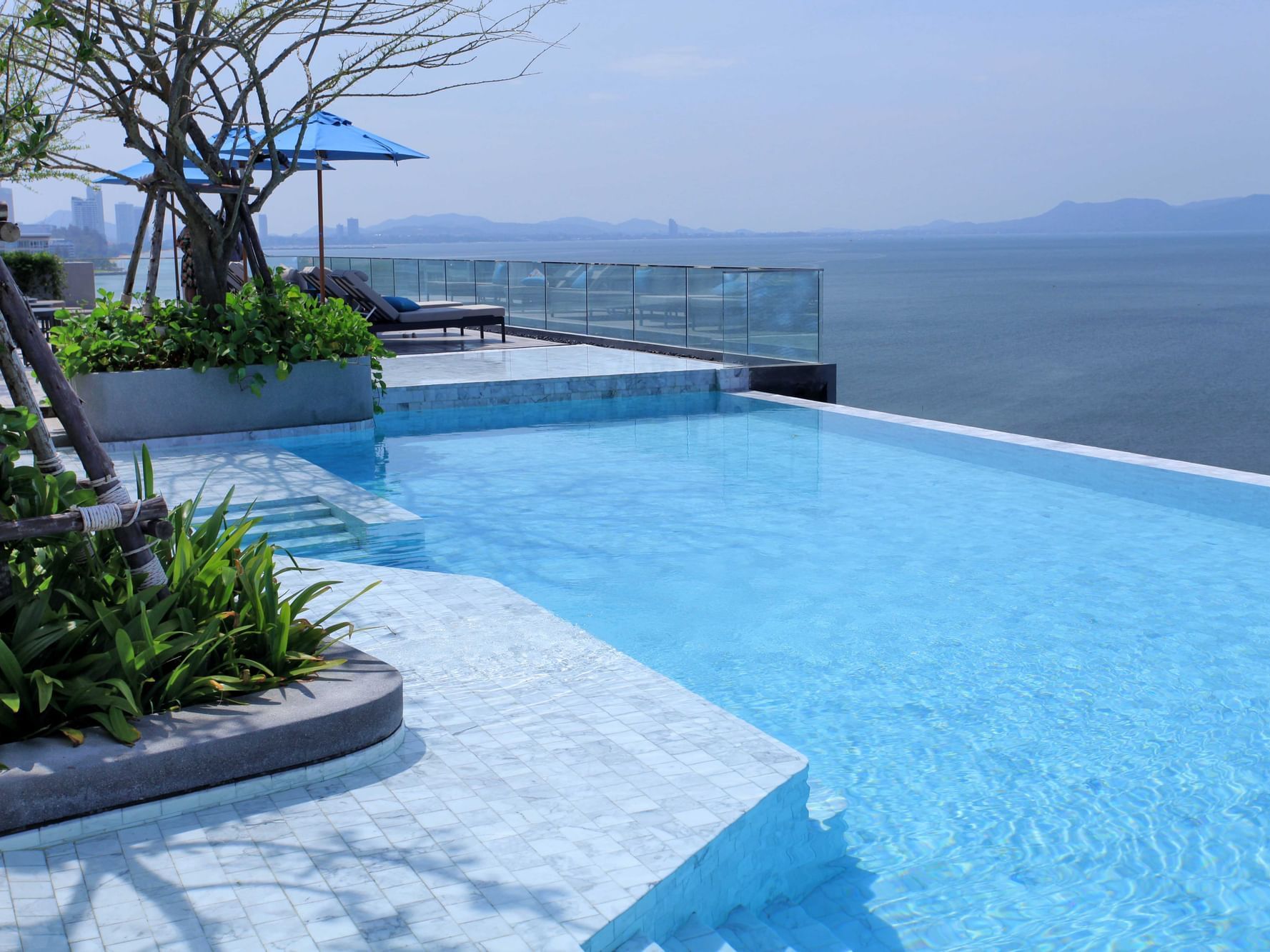Rooftop Swimming Pool with sea view at U Hotels and Resorts
