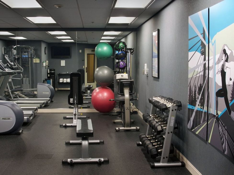 Gym & Fitness Center at The Paramount Hotel Portland