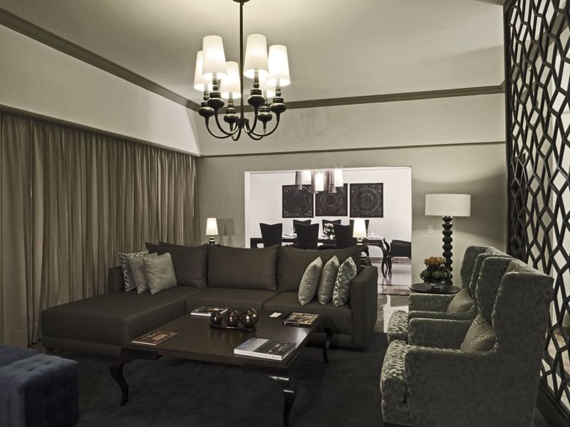 Living Space of Presidential suite at FA Hotels & Resorts