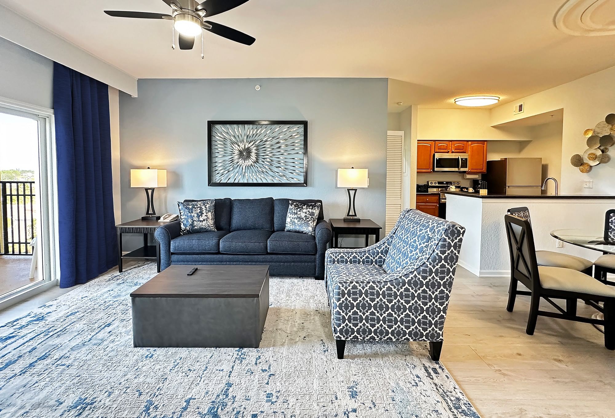 LBV Signature Suites - 2 Bedroom 2 Bath - Dining Room and Living Room