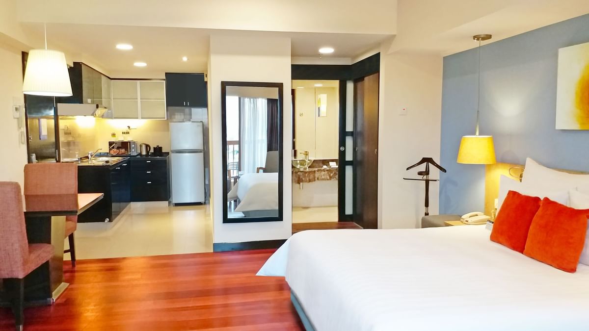 Lounge by the private pool area in Royal Villa at The Banjaran Hotsprings Retreat