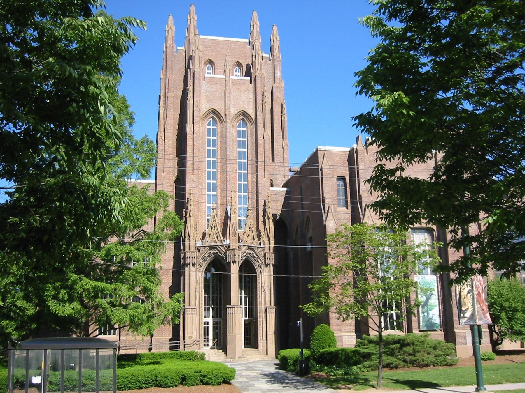 A historic building near New Haven Hotel