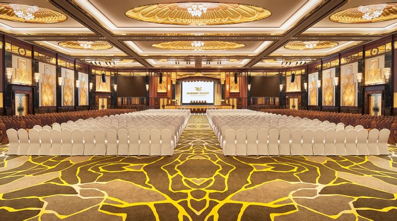Theatre set-up in Grand Lagoon Ballroom at Sunway Hotel Pyramid