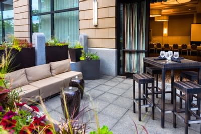 Outdoor  Lounge area at The Venue at Portwalk Place