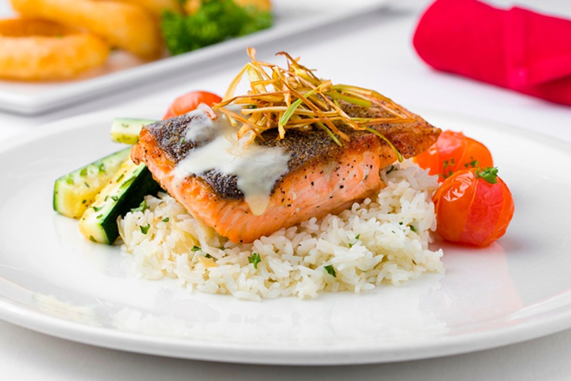 Close-up Images of dish with meals