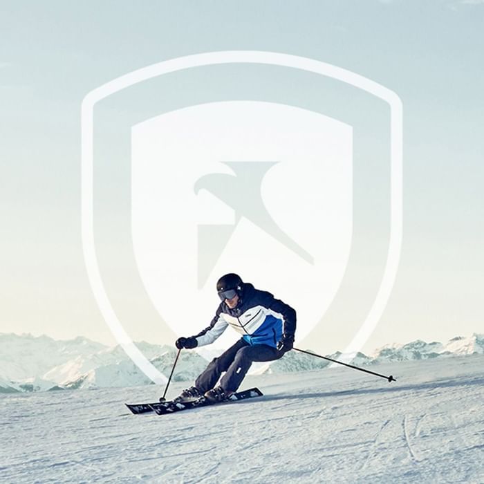Skiing club poster used at Falkensteiner Hotels & Residences