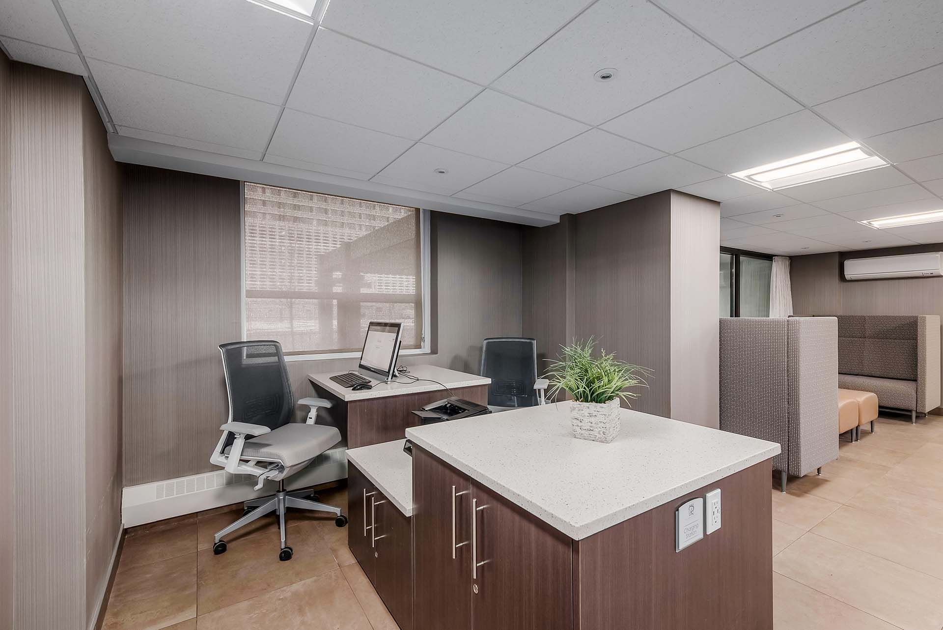 Business center in our hotel