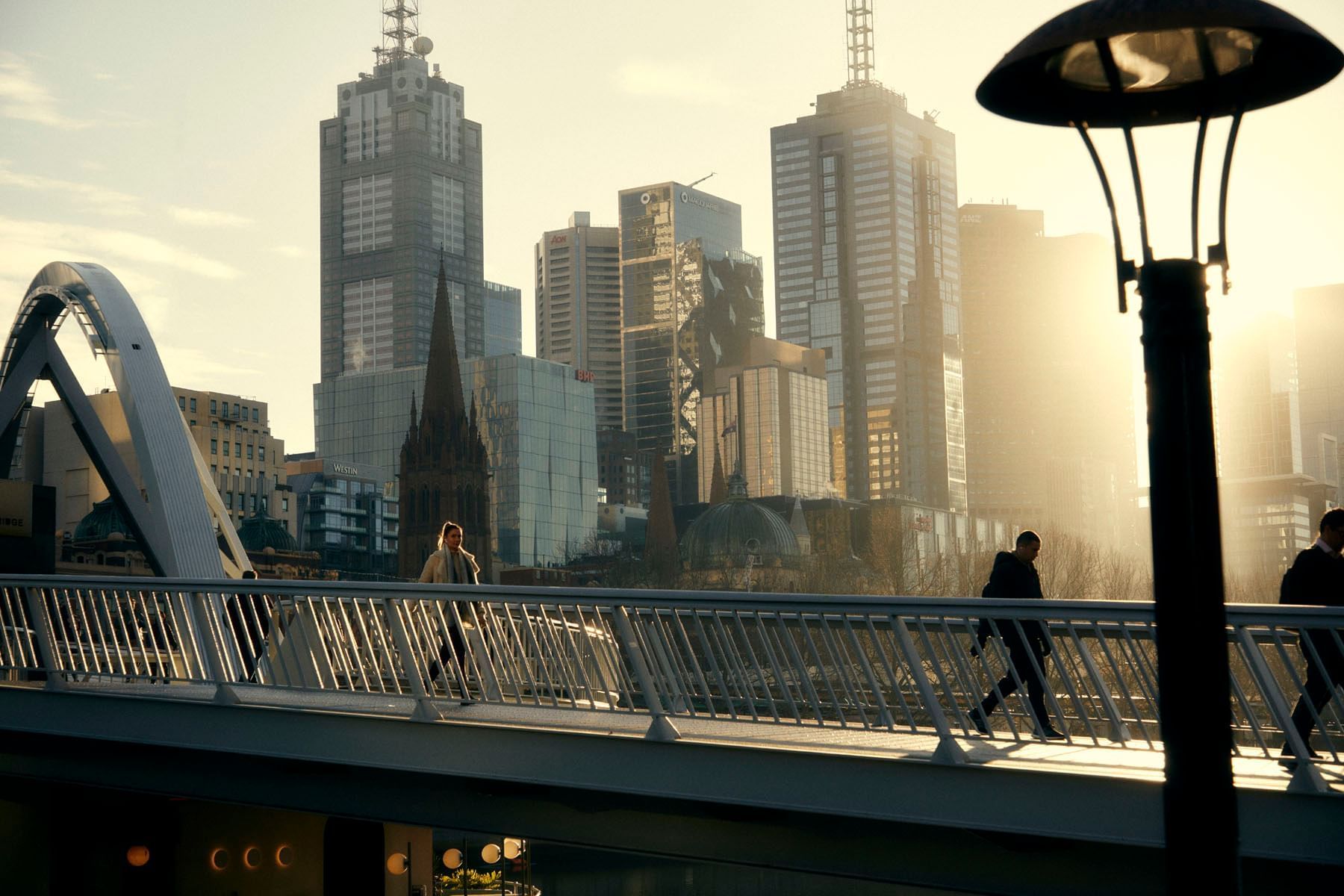 The iconic Bridge in Southbank near The Kinson