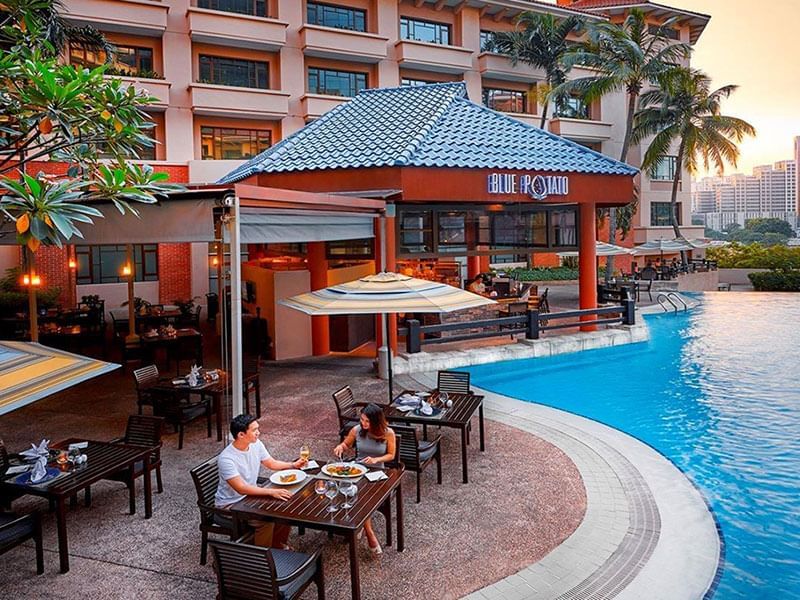 Blue Potato Paradox Singapore Merchant Court at Clarke Quay