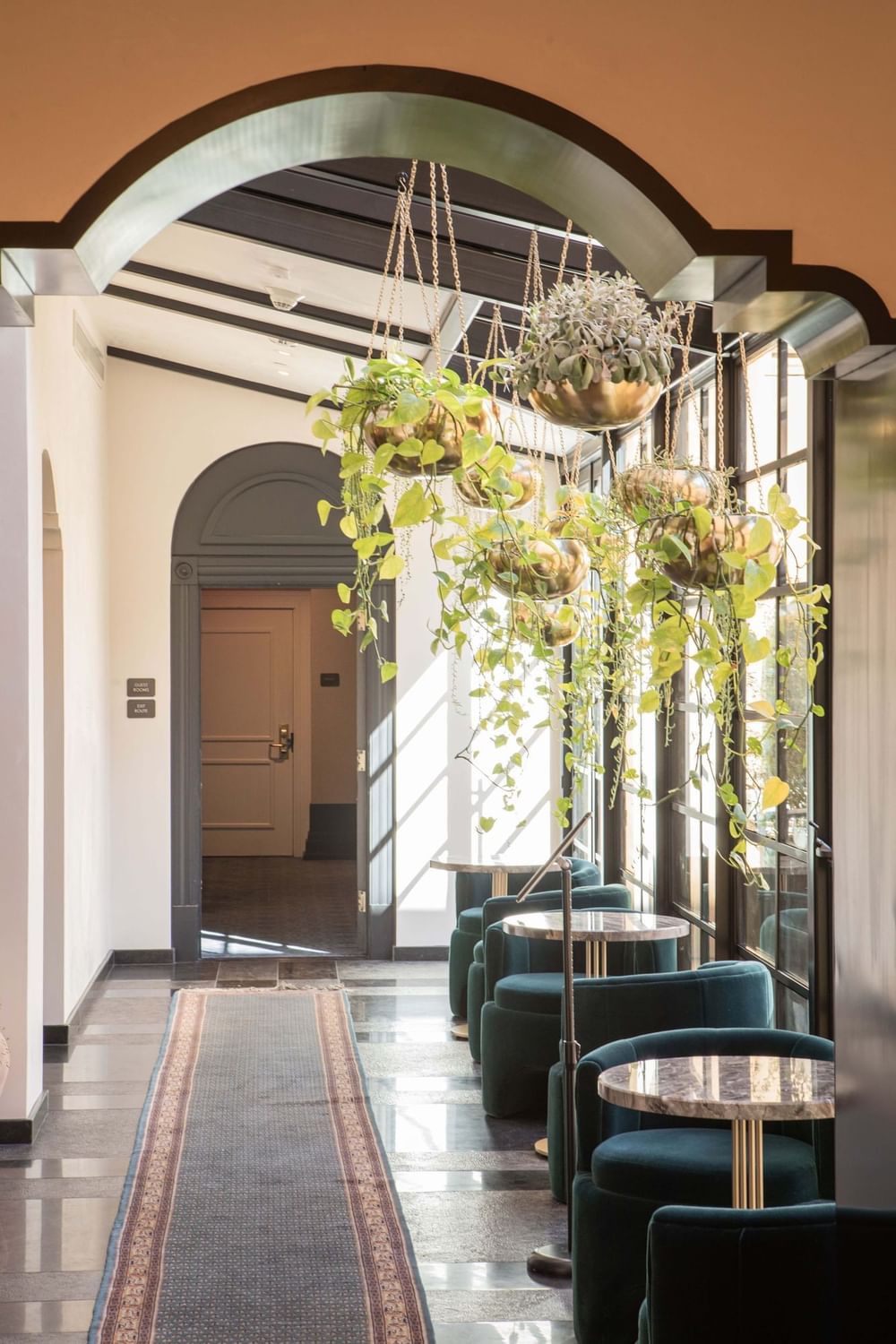 an image looking into the solarium