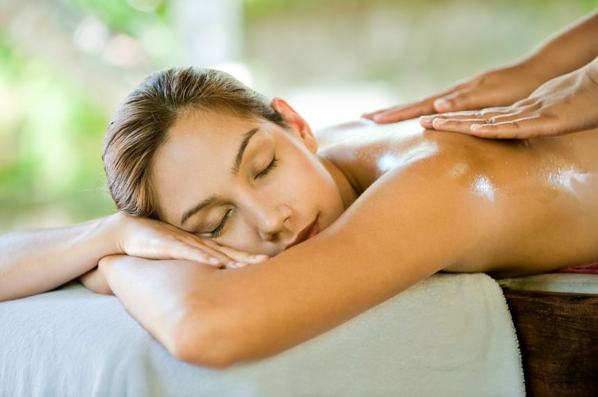 Massage at spa