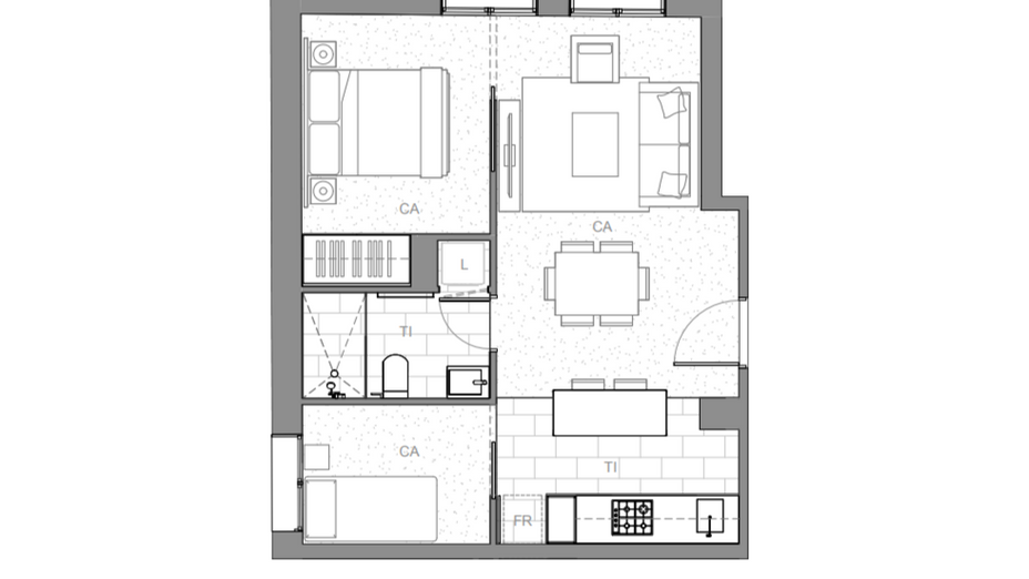 1 Bedroom Apartment + Study Brady Apartment Hotel Hardware Lane in Melbourne