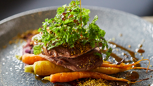Various types of foods available at at the pullman melbourne on the park