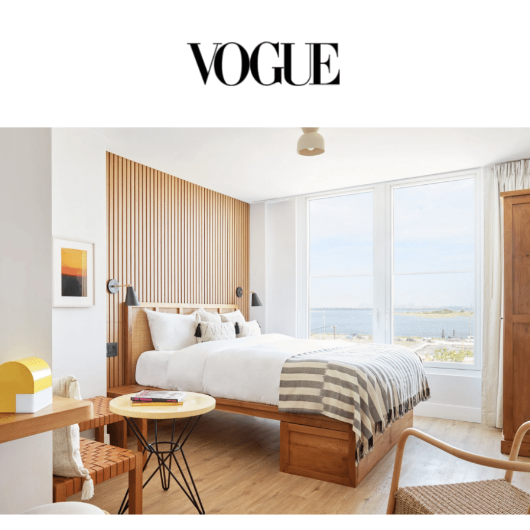 Image of the room in The Rockaway Hotel in VOGUE