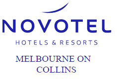 Official logo of Novotel Melbourne on Collins